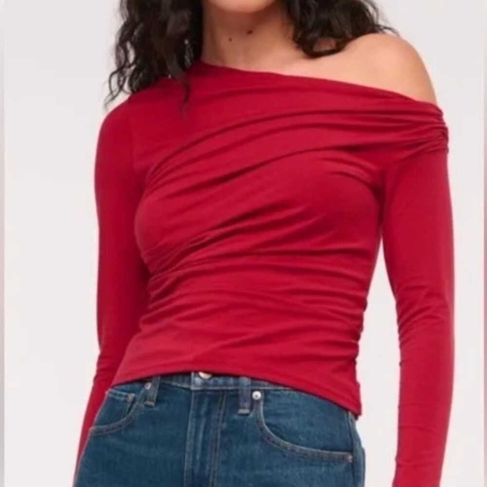 NWOT Abercrombie & Fitch Modal One-Shoulder Top